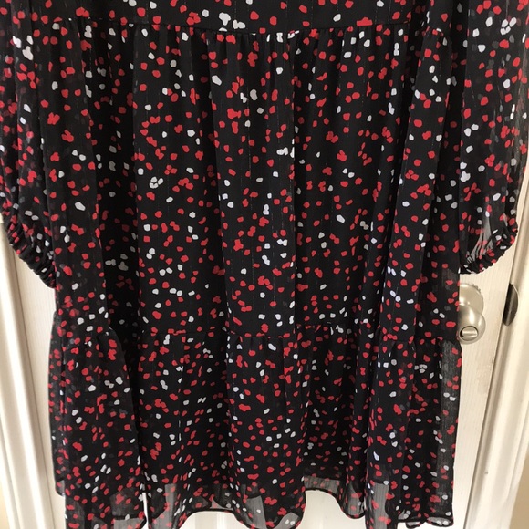 Signature by Robbie Bee fully lined long sleeve dress with v neckline. NWOT - Picture 3 of 8